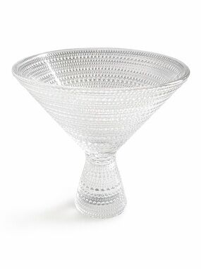 Vintage Clear Glass Hobnail Compote Pedestal Bowl Centerpiece Candy Dish